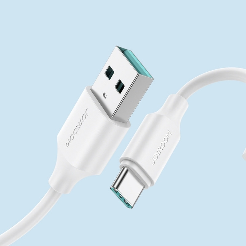 Câble USB‑A vers USB‑C Joyroom 3 A 1 m, Blanc